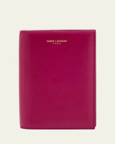 Saint Laurent Leather Passport Holder | Thumbnail 4