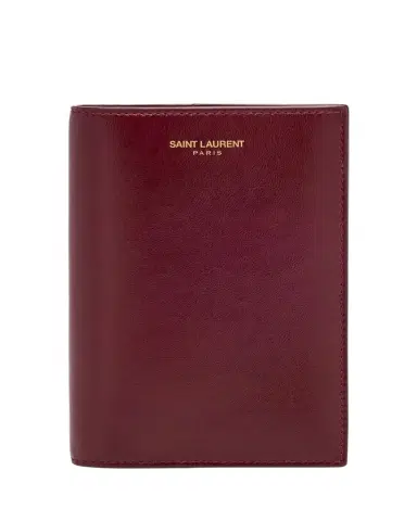 Saint Laurent Leather Passport Holder | Thumbnail 1