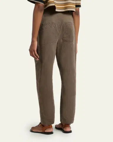 Etoile Isabel Marant Neriah Paperbag-Waist Tapered-Leg Ankle Pants | Thumbnail 3 Etoile Isabel Marant Neriah Paperbag-Waist Tapered-Leg Ankle Pants | Thumbnail 3