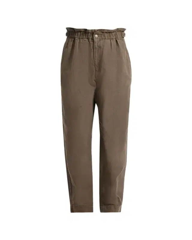 Neriah Paperbag-Waist Tapered-Leg Ankle Pants