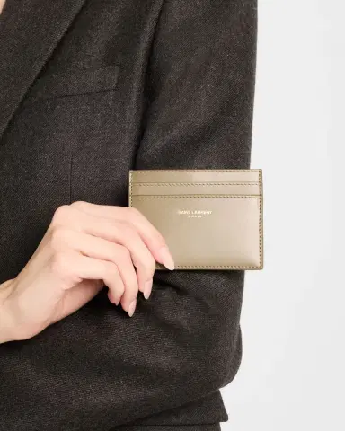 Saint Laurent YSL Card Case in Calf Leather | Thumbnail 1 Saint Laurent YSL Card Case in Calf Leather | Thumbnail 1