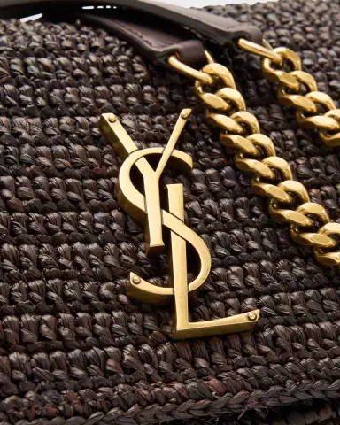 Saint Laurent Niki Medium YSL Raffia Shoulder Bag | Thumbnail 10 Saint Laurent Niki Medium YSL Raffia Shoulder Bag | Thumbnail 10