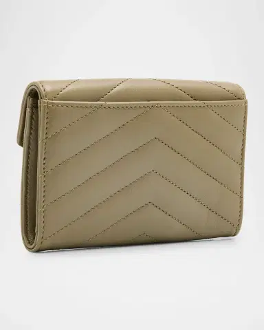Saint Laurent YSL Monogram Small Flap Wallet in Smooth Leather | Thumbnail 2 Saint Laurent YSL Monogram Small Flap Wallet in Smooth Leather | Thumbnail 2