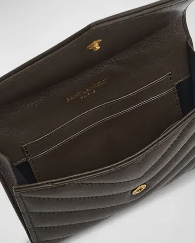 Saint Laurent YSL Monogram Small Flap Wallet in Smooth Leather | Thumbnail 12 Saint Laurent YSL Monogram Small Flap Wallet in Smooth Leather | Thumbnail 12
