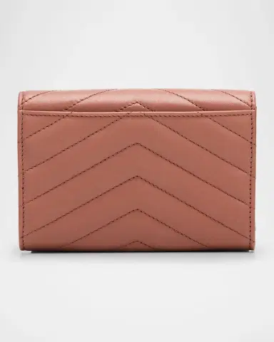 Saint Laurent YSL Monogram Small Flap Wallet in Smooth Leather | Thumbnail 18 Saint Laurent YSL Monogram Small Flap Wallet in Smooth Leather | Thumbnail 18