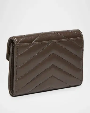 Saint Laurent YSL Monogram Small Flap Wallet in Smooth Leather | Thumbnail 23 Saint Laurent YSL Monogram Small Flap Wallet in Smooth Leather | Thumbnail 23