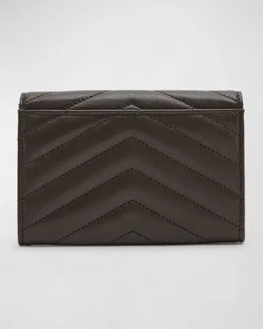 Saint Laurent YSL Monogram Small Flap Wallet in Smooth Leather | Thumbnail 10 Saint Laurent YSL Monogram Small Flap Wallet in Smooth Leather | Thumbnail 10