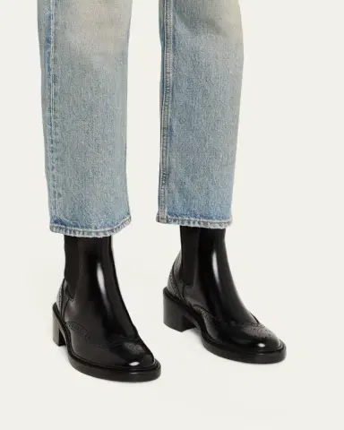 Saint Laurent Vincent Leather Chelsea Boots | Thumbnail 7
