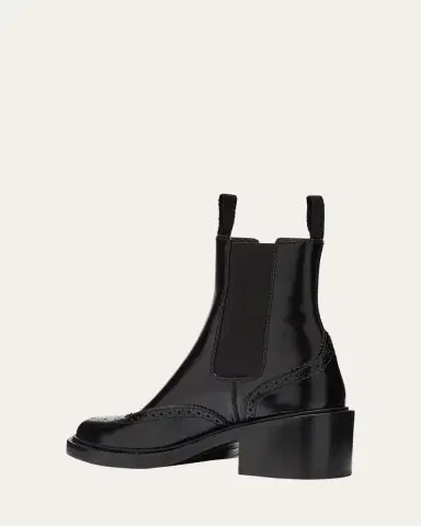 Saint Laurent Vincent Leather Chelsea Boots | Thumbnail 9