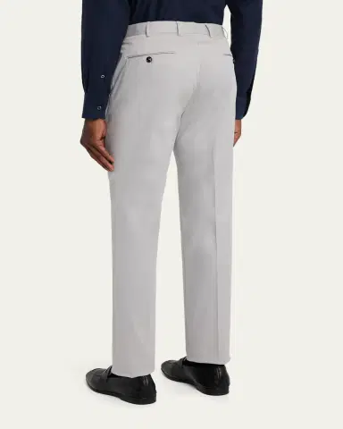 Zegna Men's Cotton-Stretch Modern Fit Trousers | Thumbnail 7