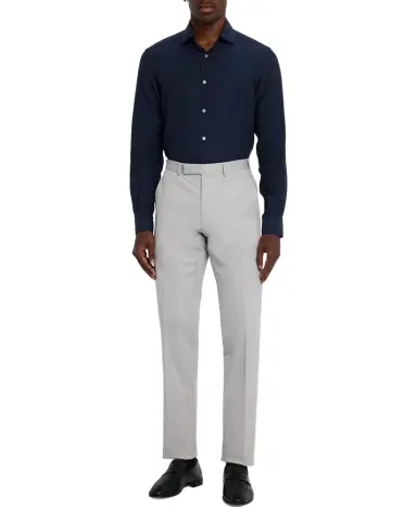 Zegna Men's Cotton-Stretch Modern Fit Trousers | Thumbnail 1