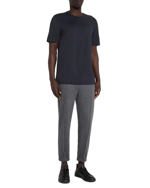 ZEGNA Men's Cotton Jersey Crewneck T-Shirt