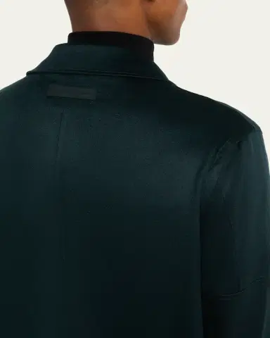 ZEGNA Men's Oasi Cashmere Overshirt | Thumbnail 9 ZEGNA Men's Oasi Cashmere Overshirt | Thumbnail 9