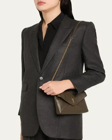 Saint Laurent Cassandre Small Grain Leather Pouch Shoulder Bag | Thumbnail 2 Saint Laurent Cassandre Small Grain Leather Pouch Shoulder Bag | Thumbnail 2