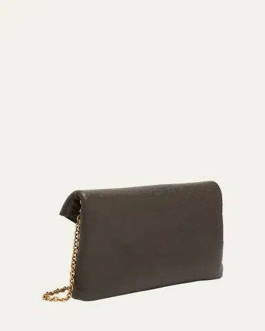 Saint Laurent Cassandre Small Grain Leather Pouch Shoulder Bag | Thumbnail 3 Saint Laurent Cassandre Small Grain Leather Pouch Shoulder Bag | Thumbnail 3