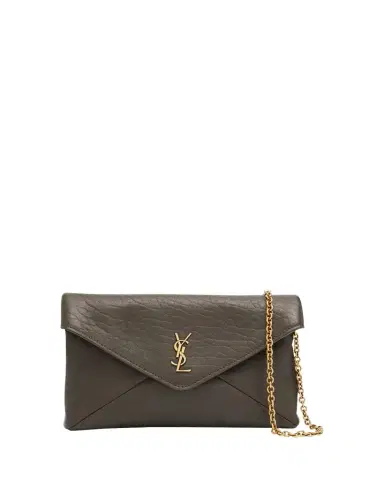 Saint Laurent Cassandre Small Grain Leather Pouch Shoulder Bag | Thumbnail 1 Saint Laurent Cassandre Small Grain Leather Pouch Shoulder Bag | Thumbnail 1