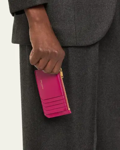 Saint Laurent Fragments Card Case in Leather | Thumbnail 2 Saint Laurent Fragments Card Case in Leather | Thumbnail 2
