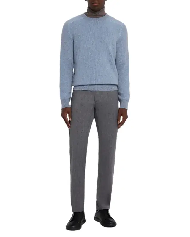 Men's Wool Straight Leg Five-Pocket Pants