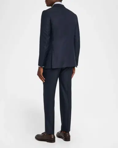 ZEGNA Men's Tonal Stripe Wool Two-Piece Suit | Thumbnail 2