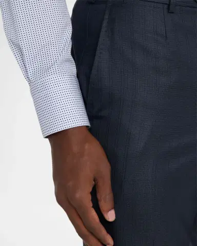 ZEGNA Men's Tonal Stripe Wool Two-Piece Suit | Thumbnail 9