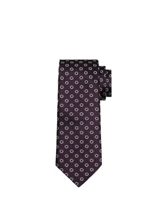 Men's Woven Medallion Silk Tie