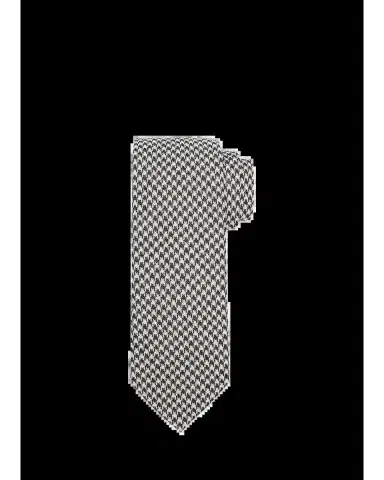 Zegna Men's Houndstooth Wool and Silk Tie | Thumbnail 2