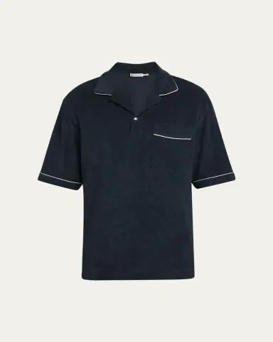 Moncler Men's Terry Polo Shirt | Thumbnail 5