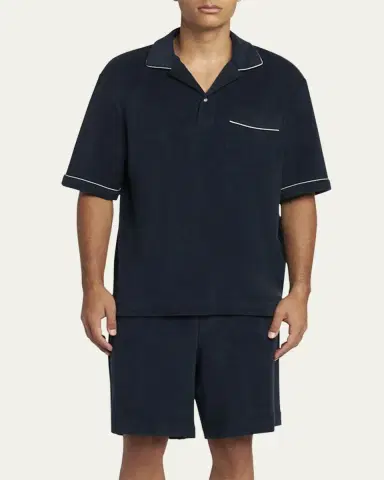 Moncler Men's Terry Polo Shirt | Thumbnail 6