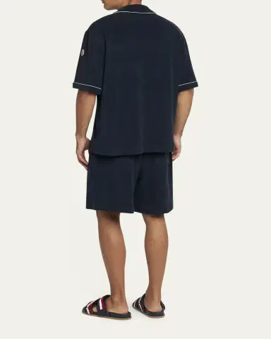 Moncler Men's Terry Polo Shirt | Thumbnail 7