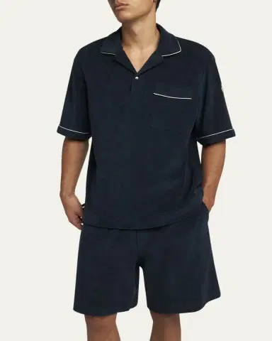 Moncler Men's Terry Polo Shirt | Thumbnail 8