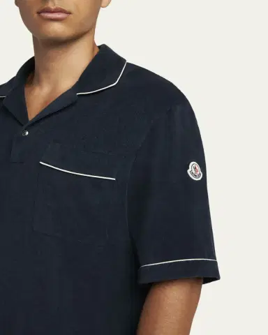 Moncler Men's Terry Polo Shirt | Thumbnail 9