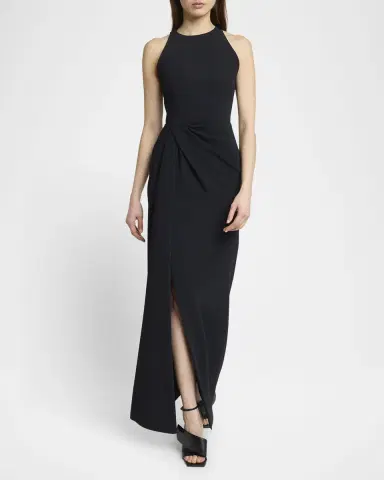 Givenchy Draped High-Neck Maxi Dress | Thumbnail 6 Givenchy Draped High-Neck Maxi Dress | Thumbnail 6