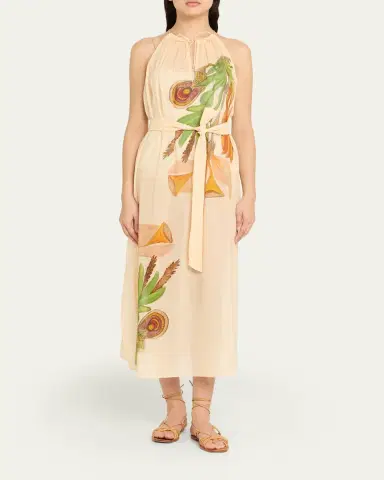 Ulla Johnson Elara Sleeveless Sun Dress Coverup | Thumbnail 2 Ulla Johnson Elara Sleeveless Sun Dress Coverup | Thumbnail 2