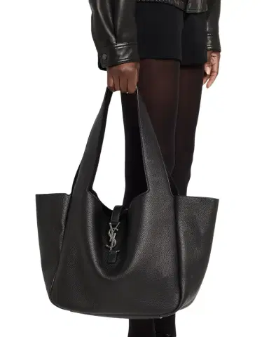 Saint Laurent Le 5 À 7 Bea YSL Tote Bag in Deer Leather | Thumbnail 1 Saint Laurent Le 5 À 7 Bea YSL Tote Bag in Deer Leather | Thumbnail 1