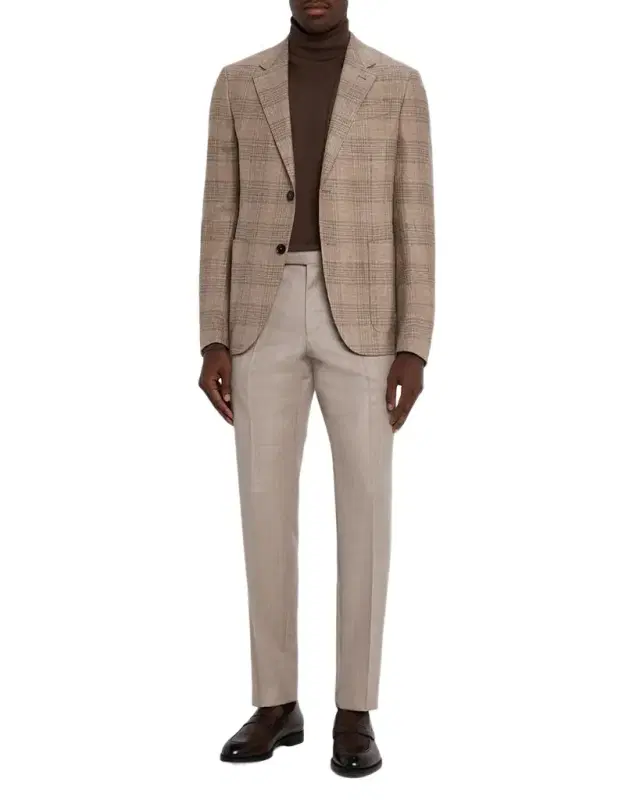 ZEGNA Men's Winter Crossover Large Plaid Sport Coat