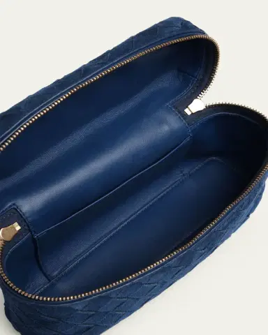 Bottega Veneta Bang Bang Vanity Intrecciato Suede Top-Handle Bag | Thumbnail 4