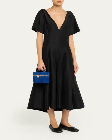 Bottega Veneta Bang Bang Vanity Intrecciato Suede Top-Handle Bag | Thumbnail 5