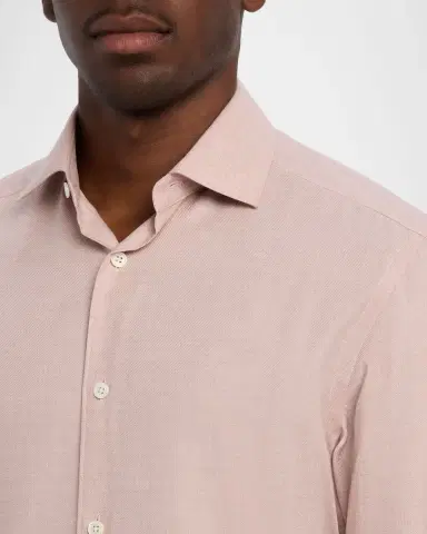 ZEGNA Men's Cashco Classic-Fit Sport Shirt | Thumbnail 5 ZEGNA Men's Cashco Classic-Fit Sport Shirt | Thumbnail 5