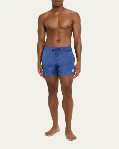 Moncler Men's Drawstring Swim Shorts | Thumbnail 5