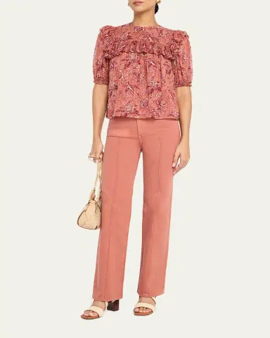 Ulla Johnson Jodie Puff-Sleeve Blouse | Thumbnail 2 Ulla Johnson Jodie Puff-Sleeve Blouse | Thumbnail 2
