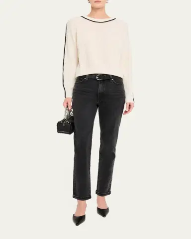 Frame The Borrowed Straight-Leg Jeans | Thumbnail 2 Frame The Borrowed Straight-Leg Jeans | Thumbnail 2