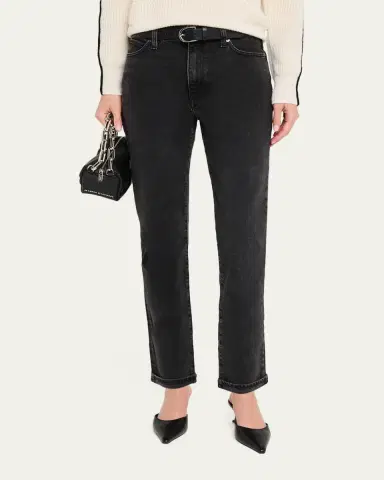 Frame The Borrowed Straight-Leg Jeans | Thumbnail 4 Frame The Borrowed Straight-Leg Jeans | Thumbnail 4