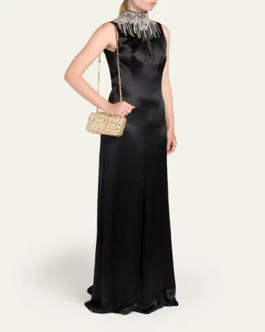 Alexander McQueen Bead & Crystal T-Bar Clutch Bag | Thumbnail 5 Alexander McQueen Bead & Crystal T-Bar Clutch Bag | Thumbnail 5
