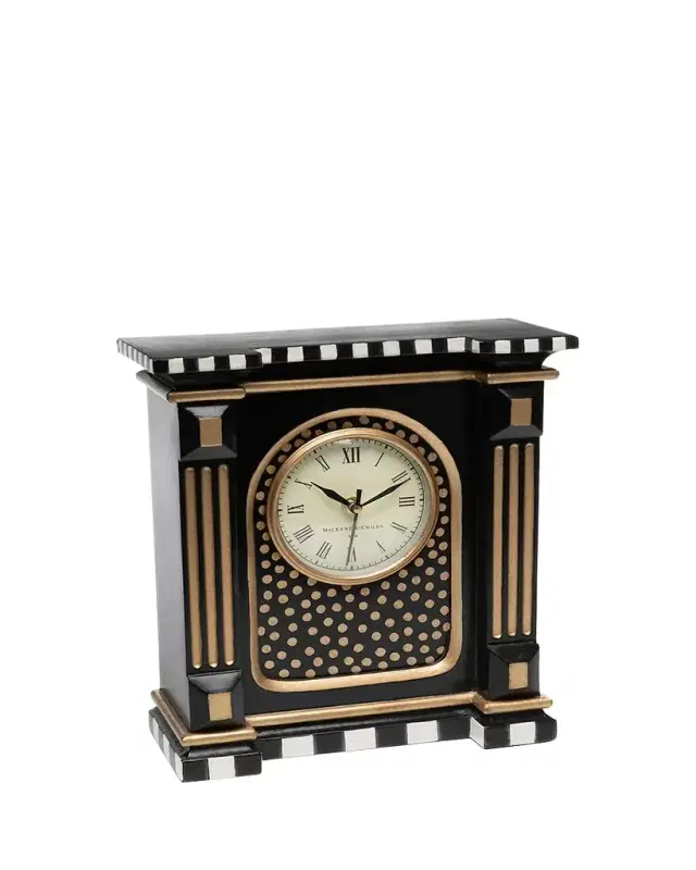 11" Courtly Check Mantle Clock