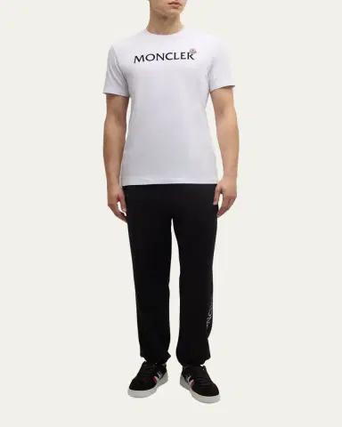 Moncler Men's Logo T-Shirt with Patch | Thumbnail 2