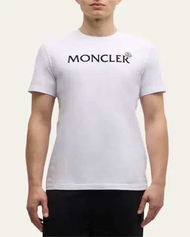 Moncler Men's Logo T-Shirt with Patch | Thumbnail 4