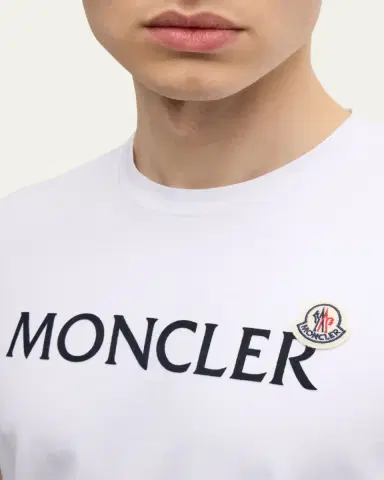 Moncler Men's Logo T-Shirt with Patch | Thumbnail 5
