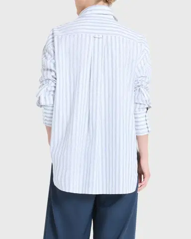 TWP Big Joe Striped Cotton Button-Front Shirt | Thumbnail 7 TWP Big Joe Striped Cotton Button-Front Shirt | Thumbnail 7