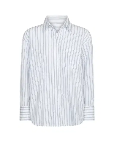 TWP Big Joe Striped Cotton Button-Front Shirt | Thumbnail 1 TWP Big Joe Striped Cotton Button-Front Shirt | Thumbnail 1