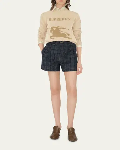 Burberry EKD Wool-Cashmere Crewneck Sweater | Thumbnail 6